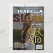 Magazine Hoesje Foto Afstuderen Aankondiging (Voorkant)