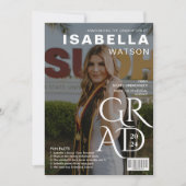 Magazine Hoesje Foto Afstuderen Aankondiging (Voorkant)