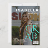 Magazine Hoesje Foto Afstuderen Aankondiging (Voorkant)