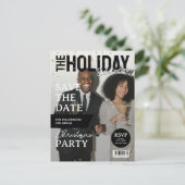 Magazine Hoesje Foto Xmas Party Sla de datum op Feestdagenkaart (Staand voorkant)