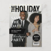 Magazine Hoesje Foto Xmas Party Sla de datum op Feestdagenkaart (Voorkant)