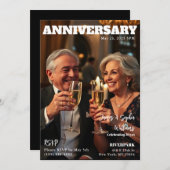 Magazine Hoesje Jubileum Uitnodiging (Voorkant / Achterkant)