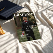 Magazine Hoesje Kindergarten Afstudeerfeest Kaart