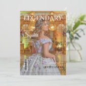 Magazine Hoesje Quinceanera Sla de datum op Kaart (Staand voorkant)