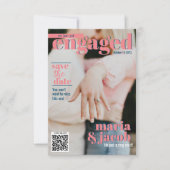 Magazine Hoesje Sla de datum foto aankondiging (Voorkant)