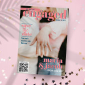 Magazine Hoesje Sla de datum foto aankondiging