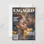 Magazine Hoesje Sla de datum foto aankondiging (Voorkant)