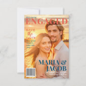 Magazine Hoesje Sla de datum foto aankondiging (Voorkant)