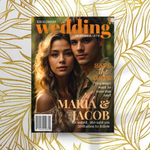 Magazine Hoesje Sla de datumfoto op Kaart