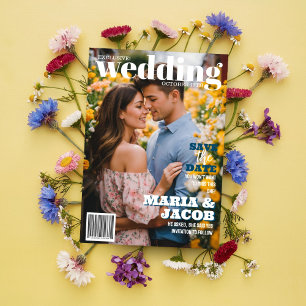 Magazine Hoesje Sla de datumfoto op Kaart