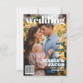 Magazine Hoesje Sla de datumfoto op Kaart (Voorkant)