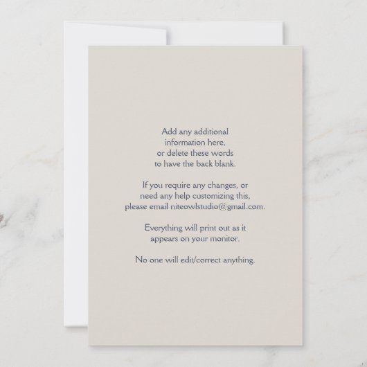 Magazine Hoesje Style Bar Mitzvah Uitnodiging (Achterkant)