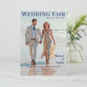 Magazine Hoesje Trouwen op het strand Kaart (Staand voorkant)