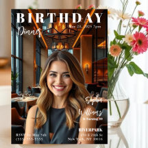 Magazine Hoesje Verjaardagsdiner