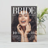 Magazine kranten Vrijgezellenfeest één foto Kaart (Staand voorkant)