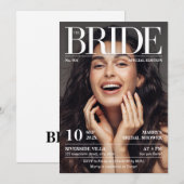 Magazine kranten Vrijgezellenfeest één foto Kaart (Voorkant / Achterkant)