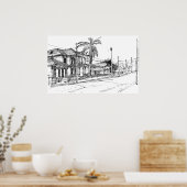 Magazine Street, New Orleans Poster (Keuken)