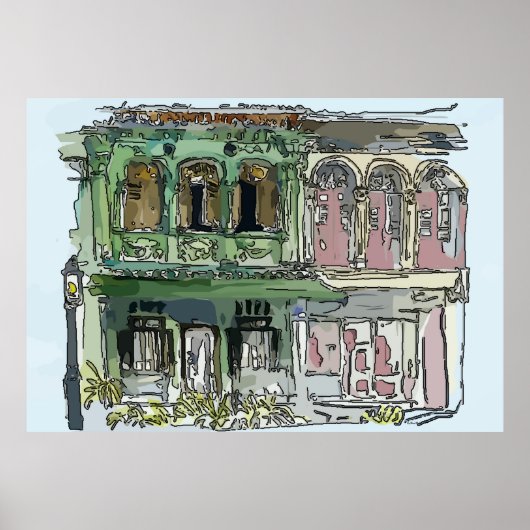 Magazine Street Poster (Voorkant)