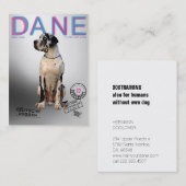 Magazine Style Great Dane Visitekaartje (Voorkant / Achterkant)