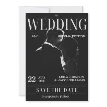 Magazine Unieke Leuke Foto Save the Date Wedding
