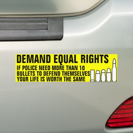 Magazine verboden bumpersticker (Op auto)