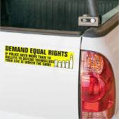 Magazine verboden bumpersticker (Op Truck)