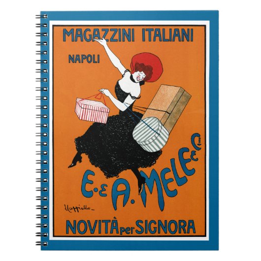 Magazzini Italiani ~ E.A. Mele co. Notitieboek (Voorkant)