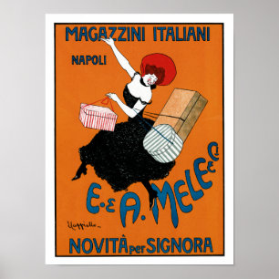 Magazzini Italiani ~ E.A. Mele co. Poster