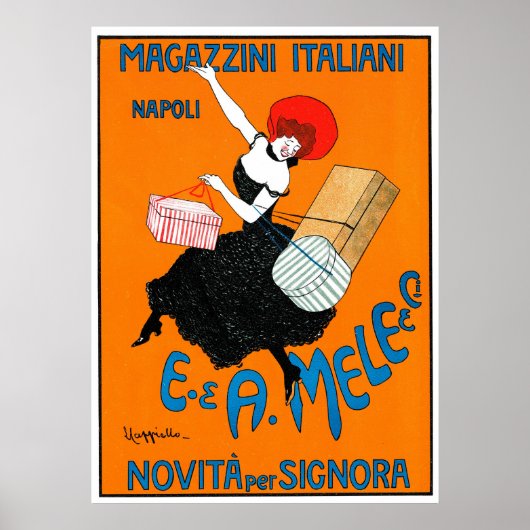 Magazzini Italini 1904 ~  Poster (Voorkant)