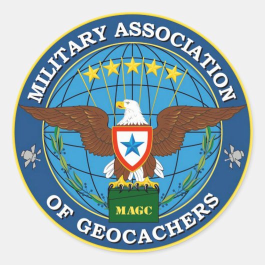 MAGC Seal Ver 2.0 Rond Ronde Sticker (Voorkant)