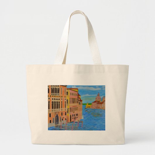 Magda art grote tote bag (Voorkant)