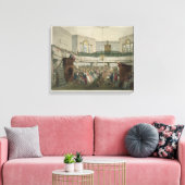 Magdalen Chapel uit 'Ackermann'-microkosmos van Lo Canvas Afdruk (Insitu (Woonkamer))