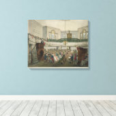 Magdalen Chapel uit 'Ackermann'-microkosmos van Lo Canvas Afdruk (Insitu (Houten vloer))
