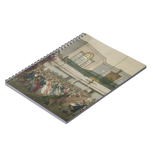 Magdalen Chapel uit 'Ackermann'-microkosmos van Lo Notitieboek (Linkerzijde)