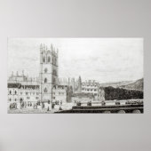 Magdalen College, Oxford in de 17e eeuw Poster (Voorkant)