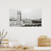 Magdalen College, Oxford in de 17e eeuw Poster (Keuken)