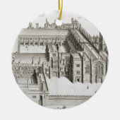 Magdalen College, Oxford, uit 'Oxonia Illustrata' Keramisch Ornament (Voorkant)