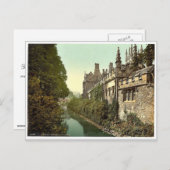 Magdalen College van de rivier, Oxford, Engeland Briefkaart (Voorkant / Achterkant)