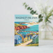 Magdalen-eilanden Canada Briefkaart (Staand voorkant)