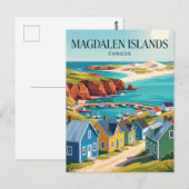 Magdalen-eilanden Canada Briefkaart (Voorkant / Achterkant)