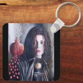 MAGDALEN EN GRANAATAPPEL SLEUTELHANGER (Achterkant)