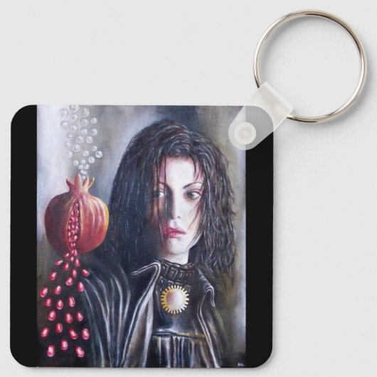 MAGDALEN EN GRANAATAPPEL SLEUTELHANGER (Achterkant)