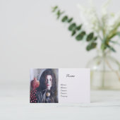 MAGDALEN MONOGRAM-parel Visitekaartje (Staand voorkant)