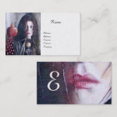 MAGDALEN MONOGRAM Silver Visitekaartje (Voorkant / Achterkant)