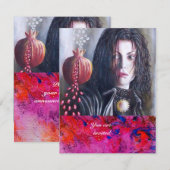 MAGDALEN rood Kaart (Voorkant / Achterkant)