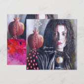 MAGDALEN rood Kaart (Voorkant / Achterkant)