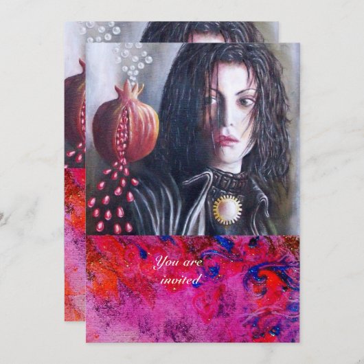 MAGDALEN rood Kaart (Voorkant / Achterkant)