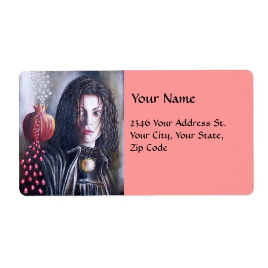 MAGDALEN roze rood geel Etiket (Voorkant)