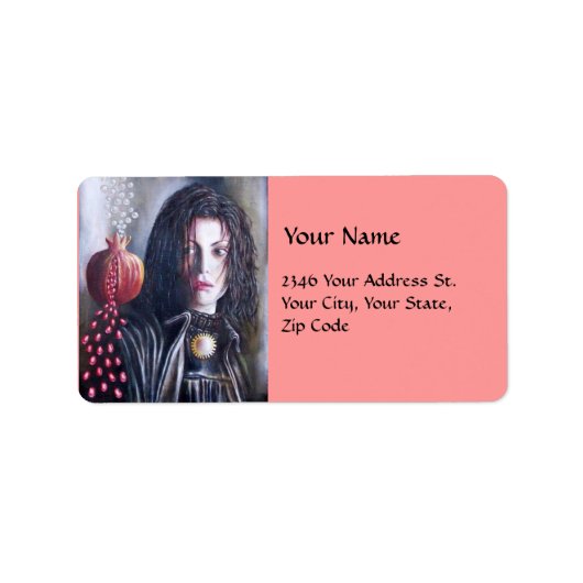 MAGDALEN roze rood geel Etiket (Voorkant)