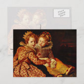 Magdalena en Jan-Baptist de Vos Briefkaart (Voorkant / Achterkant)